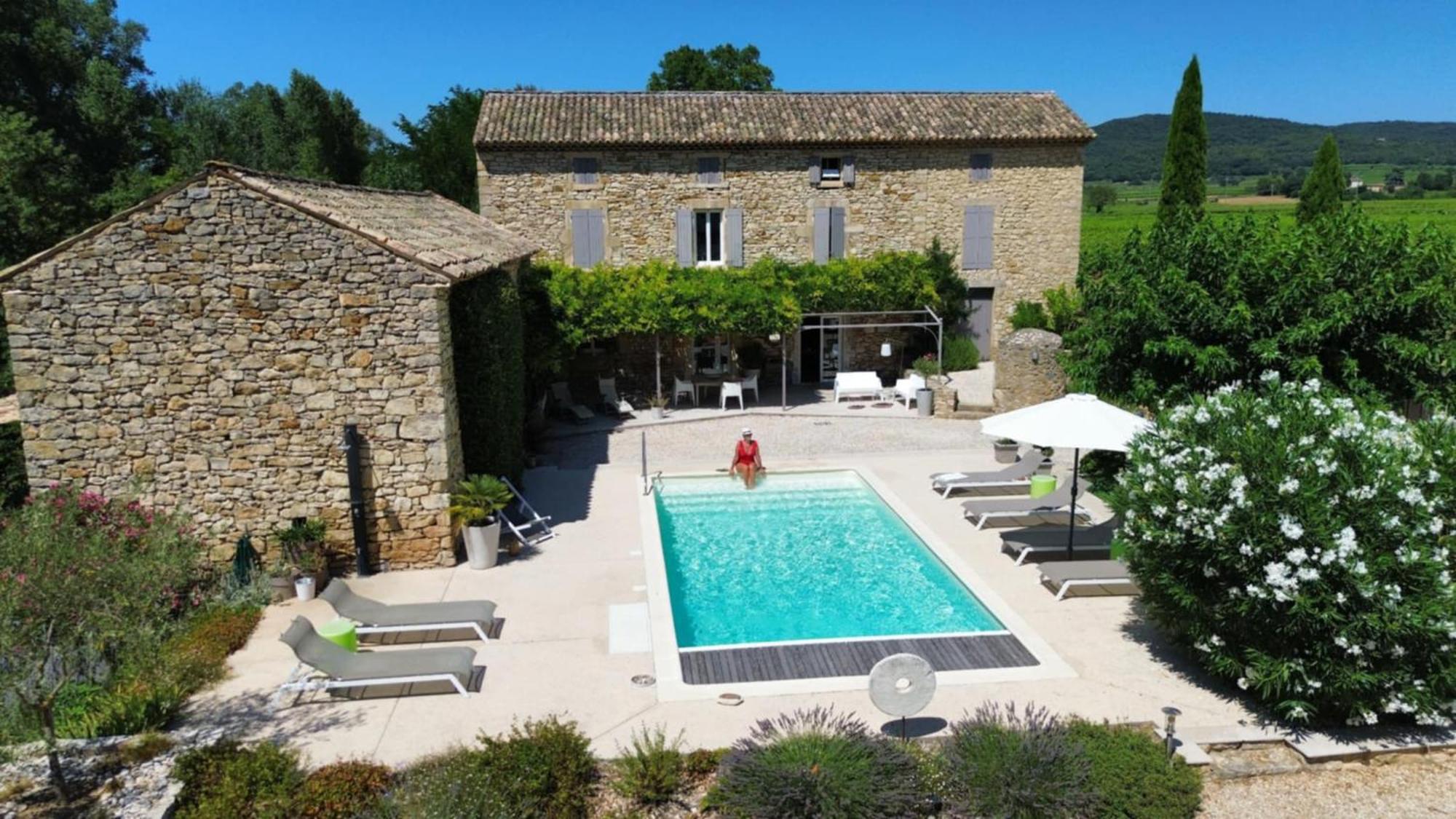 Le Gite De Montagnac La Roque-sur-Ceze Exterior photo